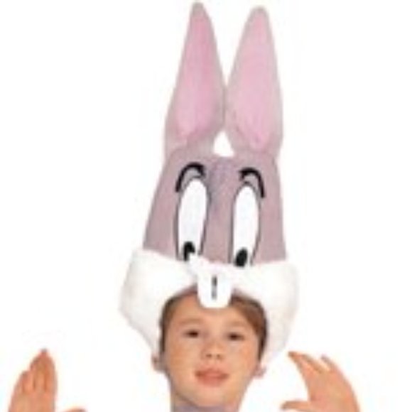 BUGGS BUNNY & DAFFY DUCK HEADPIECES  FITS ON TOP OF THE HEAD HALLOWEEN - Picture 2 of 2